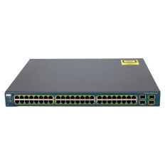 Cisco WS-C3560G-48TS-S-REF | Catalyst 3560 Series 3560G-48TS 48 x RJ-45 Ports 10/100/1000Base-T + 4 x SFP Ports Layer 3 Managed 1U Rack-mountable Gigabit Ethernet Network Switch