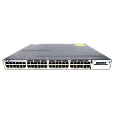Cisco WS-C3750X-48P-E-RF | Catalyst 3750-X Series C3750X-48P 48 x RJ-45 Ports PoE+ 10/100/1000Base-T Layer 2 Managed Rack-mountable Stackable Gigabit Ethernet Network Switch