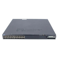 Juniper EX4200-24T-B2 | EX4200 24-Ports 10/100/1000Base-T (8 PoE ports) + 320Watt AC Power Supply Includes 50cm Virtual Chassis Cable