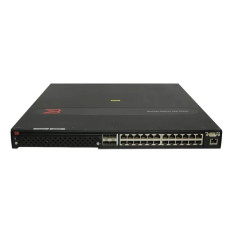 Brocade NI-CER-2024C-RT-AC | NetIron CER 2024C 24 x 1Gbe Copper RJ-45 with 4 x Combination 100/1000 SFP Ports, 1 x Optional 210 Gbe Slot Ethernet Switch with 1 x 500W AC Power Supply