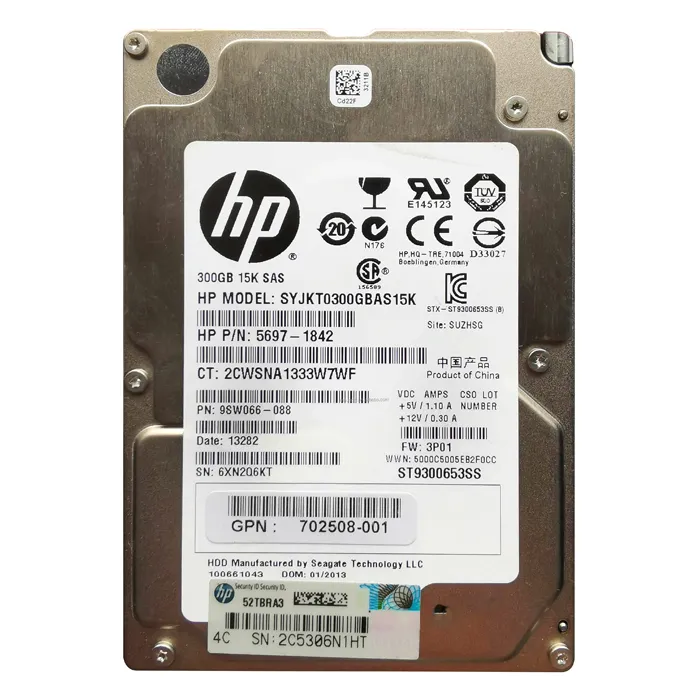 ST9300653SS Seagate 300GB 6Gb/s SAS 15000 2.5-inch 64MB Hard Drive