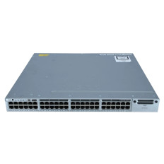 Cisco EDU-C3850-48F-S | Catalyst 3850 Series C3850-48F 48 x RJ-45 Ports PoE+ 10/100/1000Base-T Layer 3 Managed 1U Rack-mountable Stackable Gigabit Ethernet Network Switch