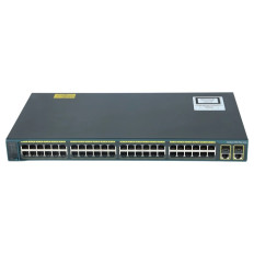 Cisco WS-C2960+48TC-L-RF | Catalyst 2960-Plus Series 2960+48TC 48 x RJ-45 Ports 10/100Base-TX + 2 x RJ-45/SFP Ports Layer 2 Managed Rack-Mountable Fast Ethernet Network Switch