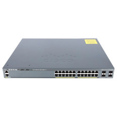 Cisco WS-C2960X-24PS-L-A1 | Catalyst 2960X Series 2960X-24PS 24 x RJ-45 Ports PoE 10/100/1000Base-T + 4 x SFP Ports Layer 3 Managed 1U Rack-Mountable Gigabit Ethernet Network Switch