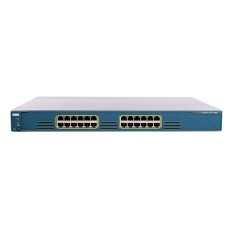 Cisco WS-C2970G-24T-E | Catalyst 2970 Series 2970G-24T 24 x RJ-45 Ports 10/100/1000Base-T + 4 x SFP Ports Layer 2 Managed 1U Rack-mountable Gigabit Ethernet Network Switch