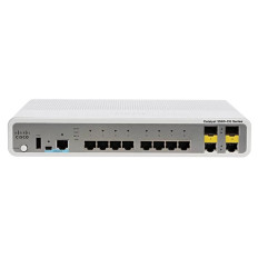 Cisco WS-C3560CG-8TCS= | Catalyst 3560-C Series 3560CG-8TC 8 x 10/100/1000Base-T RJ-45 and 2 x 1G RJ-45/SFP Dual Purpose Uplink Ports Layer 2 Managed Gigabit Ethernet Network Switch