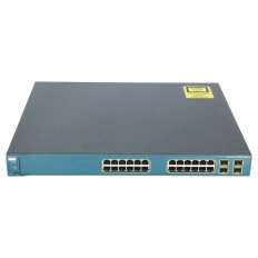 Cisco WS-C3560G-24TSS= | Catalyst 3560 Series 3560G-24TS 24 x RJ-45 Ports 10/100/1000Base-T + 4 x SFP Ports Layer 3 Managed Rack-mountable Gigabit Ethernet Network Switch