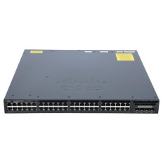 Cisco WS-C3650-48TQ-S | Catalyst 3650 Series 3650-48TQ 48 x RJ-45 Ports 10/100/1000Base-T + 4 x SFP+ Uplink Ports Layer 3 Managed 1U Rack-mountable Gigabit Ethernet Network Switch