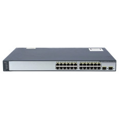 Cisco WS-C3750V2-24PS-S-B2 | Catalyst 3750V2 24-Ports Ethernet 10/100 and 2 SFP-based Gigabit Ethernet Ports Switch