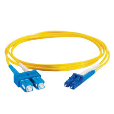 C2G 37472 | 20M 9/125 Lc-Sc Duplex Single-Mode Fiber Optic Os2 Cable