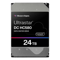 Western Digital WUH722424ALE6L1 | Ultrastar DC HC580 24TB 3.5" 6GB/s SATA 7200RPM 512MB Cache 512e/4Kn SED Data Center Hard Drive