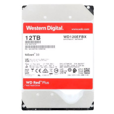 Western Digital WD120EFBX | Red Plus Helium 12TB 3.5" 6GB/s SATA 7200RPM 256MB Cache NAS Hard Drive