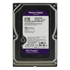 Western Digital WD23PURZ | Purple 2TB 3.5" 6GB/s SATA 5400RPM 64MB Cache Surveillance Hard Drive