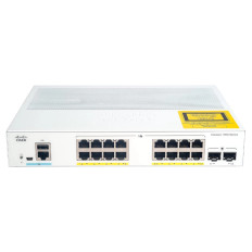 Cisco C1000-16FP-2G-L-RF | Catalyst C1000 Series C1000-16P 16 x Ports PoE+ 10/100/1000BaseT + 2 x SFP Ports Layer 2 Managed Gigabit Ethernet Network Switch