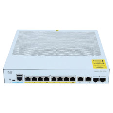 Cisco C1000-8P-2G-L | Catalyst C1000 Series C1000-8P-E-2G 8 x Ports PoE+ 10/100/1000Base-T + 2 x Ports Combo SFP Layer 2 Managed Gigabit Ethernet Network Switch
