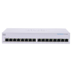 Cisco CBS110-16T-CN-RF | Small Business 110 Series CBS110-16T 16 x Ports 10/100/1000Base-T Layer 2 Unmanaged Rack-mountable Gigabit Ethernet Network Switch