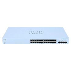 Cisco CBS220-24T-4G-BR= | Business 220 Series CBS220-24T-4G 24 x Ports 10/100/1000Base-T + 4 x SFP Ports Layer 2 Managed Rack-mountable Gigabit Ethernet Network Switch