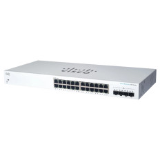 Cisco CBS220-24T-4X-NA-RF | Business 220 Series CBS220-24T-4X 24 x Ports 10/100/1000Base-T + 4 x SFP+ Ports Layer 2 Managed Rack-mountable Gigabit Ethernet Network Switch