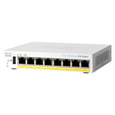 Cisco CBS250-8PP-D-NA | Business 250 CBS250-8PP-D 8 x Ports PoE+ 10/100/1000Base-T + 2 SFP Ports Layer 2 Managed Rack-mountable Gigabit Ethernet Network Switch
