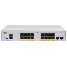 Cisco CBS350-16P-E-2G-BR | Business 350 Series CBS350-16P-E-2G 16 x Ports PoE+ 10/100/1000Base-T + 2 x SFP Ports Layer 3 Managed Rack-mountable Gigabit Ethernet Network Switch