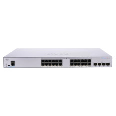 Cisco CBS350-24T-4X-EU | Business 350 Series CBS350-24T-4X 24 x RJ-45 Ports 10/100/1000Base-T 4 x SFP+ Ports Layer 3 Managed Rack-mountable Gigabit Ethernet Network Switch