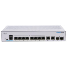 Cisco CBS350-8FP-E-2G-NA-RF | Business 350 Series 8 x RJ-45 Ports PoE+ 10/100/1000Base-T 2 x Combo SFP Ports Layer 3 Managed Rack-mountable Gigabit Ethernet Network Switch