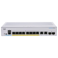Cisco CBS350-8P-2G-TW-RF | Business 350 Series 8 x RJ-45 Ports PoE+ 10/100/1000Base-T 2 x Combo SFP Ports Layer 3 Managed Rack-mountable Gigabit Ethernet Network Switch