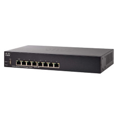 Cisco SF350-08 | Small Business 350 Series SF350-08 8 x Ports 10/100Base-T Layer 3 Managed Fast Ethernet Network Switch