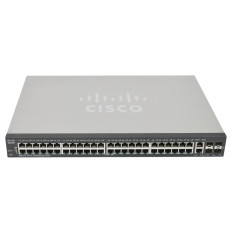 Cisco SF350-48-K9-RF | Small Business 350 Series SF350-48 48 x RJ-45 Ports 10/100Base-TX + 2 x Combo RJ-45/SFP Ports + 2 x SFP Ports Layer 3 Managed Rack-mountable Fast Ethernet Network Switch