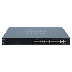 Cisco SG250X-24P-K9-EU | Small Business 250 Series PoE+ 24 x Ports 10/100/1000BAse-T + 4 x SFP Layer 2 Managed Gigabit Ethernet Network Switch