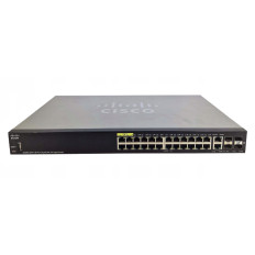 Cisco SG350-28MP-K9-AU | Small Business 350 Series SG350-28MP 24 x Ports PoE+ 10/100/1000Base-T + 2 x Ports Copper Combo SFP + 2 x Ports SFP Rack-Mountable Layer 3 Managed Gigabit Ethernet Network Switch