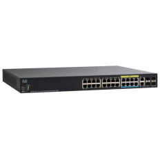 Cisco SG350X-24PV-K9-UK | SG350X-24PV 24-Port 5G PoE Stackable Managed Switch - 24 Ports - Manageable - Gigabit Ethernet - 10/100/1000Base-T - 3 Lay