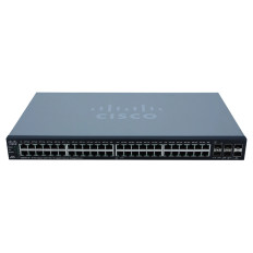 Cisco SG500X-48-K9-AU= | Small Business 500 Series SG500X-48 48 x RJ-45 Ports 10/100/1000Base-T + 2 x SFP+ Ports + 2 x Combo 5G SFP Ports Layer 3 Managed Gigabit Ethernet Stackable Network Switch