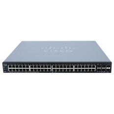 Cisco SG500X-48P-K9G5-RF | Small Business 500 Series SG500X-48 48 x RJ-45 Ports 10/100/1000Base-T + 2 x SFP+ Ports + 2 x Combo 5G SFP Ports Layer 3 Managed Gigabit Ethernet Stackable Network Switch