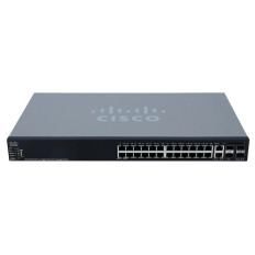 Cisco SG550X-24-K9-EU-RF | Small Business 500 Series SG550X-24 24 x RJ-45 Ports 10/100/1000Base-T + 4 x SFP Ports+ Layer 3 Stackable Managed Rack-Mountable Gigabit Ethernet Network Switch