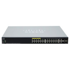 Cisco SG550X-24MP-K9-NA | Small Business 550X SG550X-24MP 24 x RJ-45 Ports PoE+ 1000Base-T + 2 x Combo RJ-45/SFP+ Ports + 2 x SFP+ Ports Layer 3 Managed Stackable Rack-Mountable Gigabit Ethernet Network Switch
