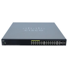 Cisco SG550X-24MPP-K9-EU | Small Business PoE+ 2+ 4 x Ports x 10/100/1000Base-T + 4 x SFP+ Layer 3 Managed Rack-Mountable Gigabit Ethernet Network Switch