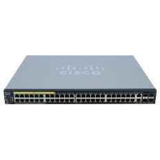 Cisco SG550X-48P-K9-EU | Small Business 550X Series PoE+ 48 x Ports 10/100/1000Base-T + 4 x SFP+ Layer 3 Managed Rack-Mountable Gigabit Ethernet Network Switch