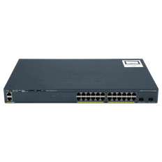 Cisco WS-C2960X-24TS-LL | Catalyst 2960X Series 2960X-24TS-LL 24 x Ports 10/100/1000Base-T + 2 x SFP Ports Layer 3 Managed 1U Rack-mountable Gigabit Ethernet Network Switch