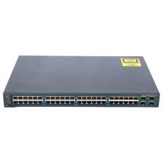 Cisco WS-C3560V2-48TS-S | Catalyst 3560-V2 Series C3560V2-48T 48 x RJ-45 Ports 10/100Base-TX + 4 x SFP Ports Layer 3 Managed Rack-mountable Fast Ethernet Network Switch