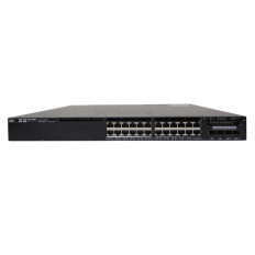 Cisco WS-C3650-24TD-S-RF | Catalyst 3650 Series 3650-24TD 24 x RJ-45 Ports 10/100/1000Base-T + 2 x SFP+ Ports Layer 3 Managed Rack-mountable Gigabit Ethernet Network Switch