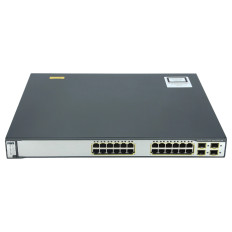 Cisco WS-C3750G-24PS-E= | Catalyst 3750 Series 3750G-24PS 24 x RJ-45 Ports PoE 10/100/1000Base-T + 4 x SFP Ports Layer 3 Managed 1U Rack-mountable Stackable Gigabit Ethernet Network Switch