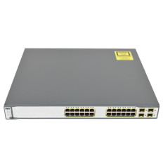 Cisco WS-C3750G-24TS-S= | Catalyst 3750 Series 3750G-24TS 24 x RJ-45 Ports 10/100/1000Base-T + 4 x SFP Ports Layer 3 Managed 1U Rack-mountable Gigabit Ethernet Network Switch