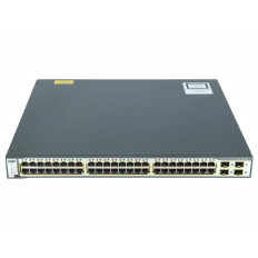 Cisco WS-C3750G-48PS-S-A1 | Catalyst 3750 Series 3750G-48PS 48 x RJ-45 Ports PoE 10/100/1000Base-T + 4 x SFP Ports Layer 3 Managed 1U Rack-mountable Gigabit Ethernet Stackable Network Switch