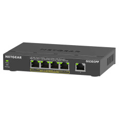 Netgear GS305PP-300NAS | GS305PP 5-Ports Gigabit PoE+ Compliant Unmanaged Network Switch