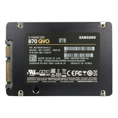 Samsung MZ-77Q8T0B | 870 QVO Series 8TB 2.5" 6GB/s SATA 8GB Cache V-NAND 4bit MLC (QLC) Solid State Drive
