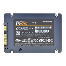 Samsung MZ-77Q1T0B/AM | 870 QVO Series 1TB 2.5" 6GB/s SATA 1GB Cache V-NAND 4bit MLC (QLC) Solid State Drive