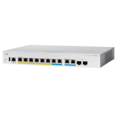 Cisco CBS350-8MGP-2X-KR | Business 350 6 x RJ-45 Ports PoE+ 1000Base-T 2 x 2.5GE Ports PoE+ 2 x RJ-45 10GE Ports 2 x SFP+ Ports Layer 2 Managed Rack-mountable Gigabit Ethernet Network Switch