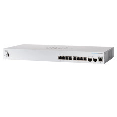 Cisco CBS350-8XT-JP | Business 350 Series CBS350-8XT 8 x RJ-45 Ports 10GBase-T 2 x Combo SFP+ Ports Layer 3 Managed Rack-mountable Gigabit Ethernet Network Switch