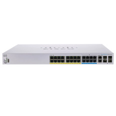 Cisco CBS350-24NGP-4X-JB | Business 350 16 x RJ-45 Ports PoE+ 10/100/1000Base-T 8 x RJ-45 5GE Ports PoE+ 2 x RJ-45 10GE Ports 4 x SFP+ Ports Layer 3 Managed Rack-mountable Gigabit Ethernet Network Switch